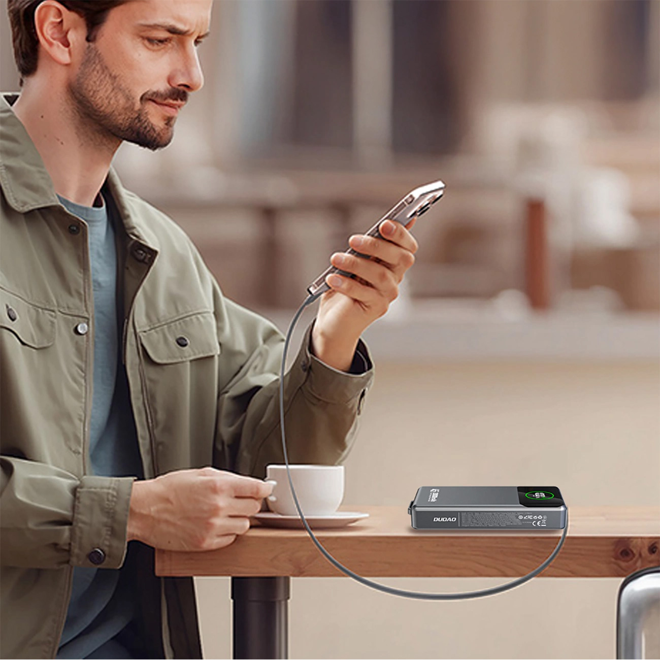 Повербанк DUDAO K31 Pro 2xUSB-C, 1xUSB-A 45W 20000mAh (6977196682010)