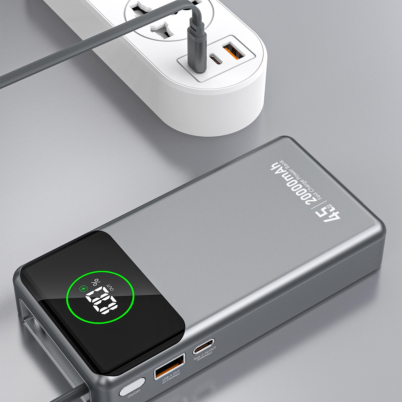 Повербанк DUDAO K31 Pro 2xUSB-C, 1xUSB-A 45W 20000mAh (6977196682010)
