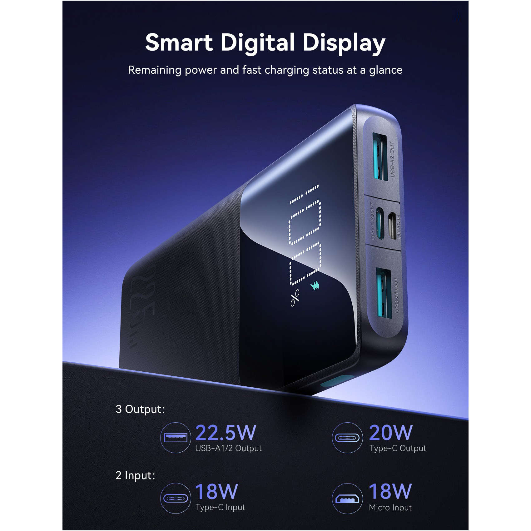 Повербанк JOYROOM JR-QP191 22.5W 10000mAh