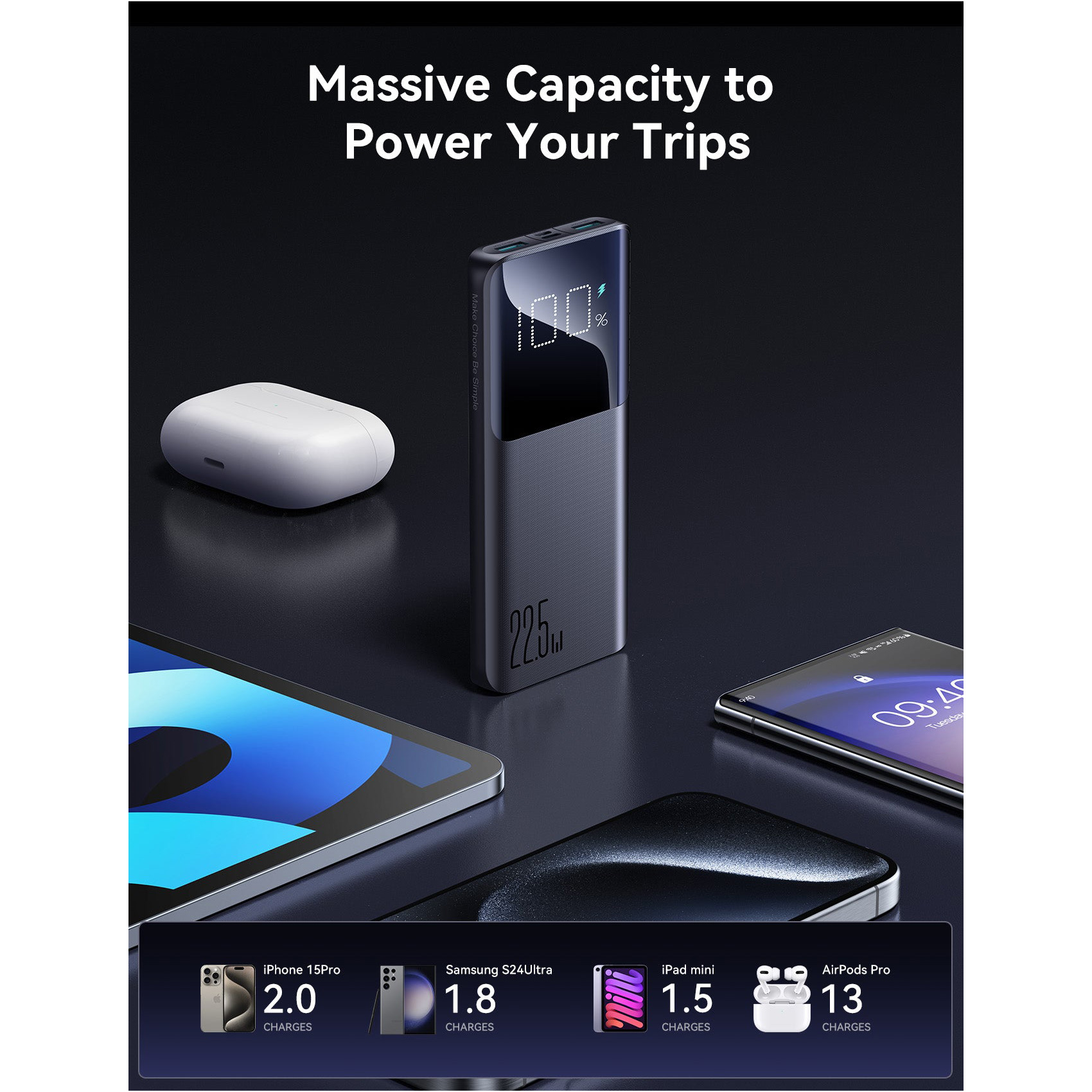 Повербанк JOYROOM JR-QP191 22.5W 10000mAh