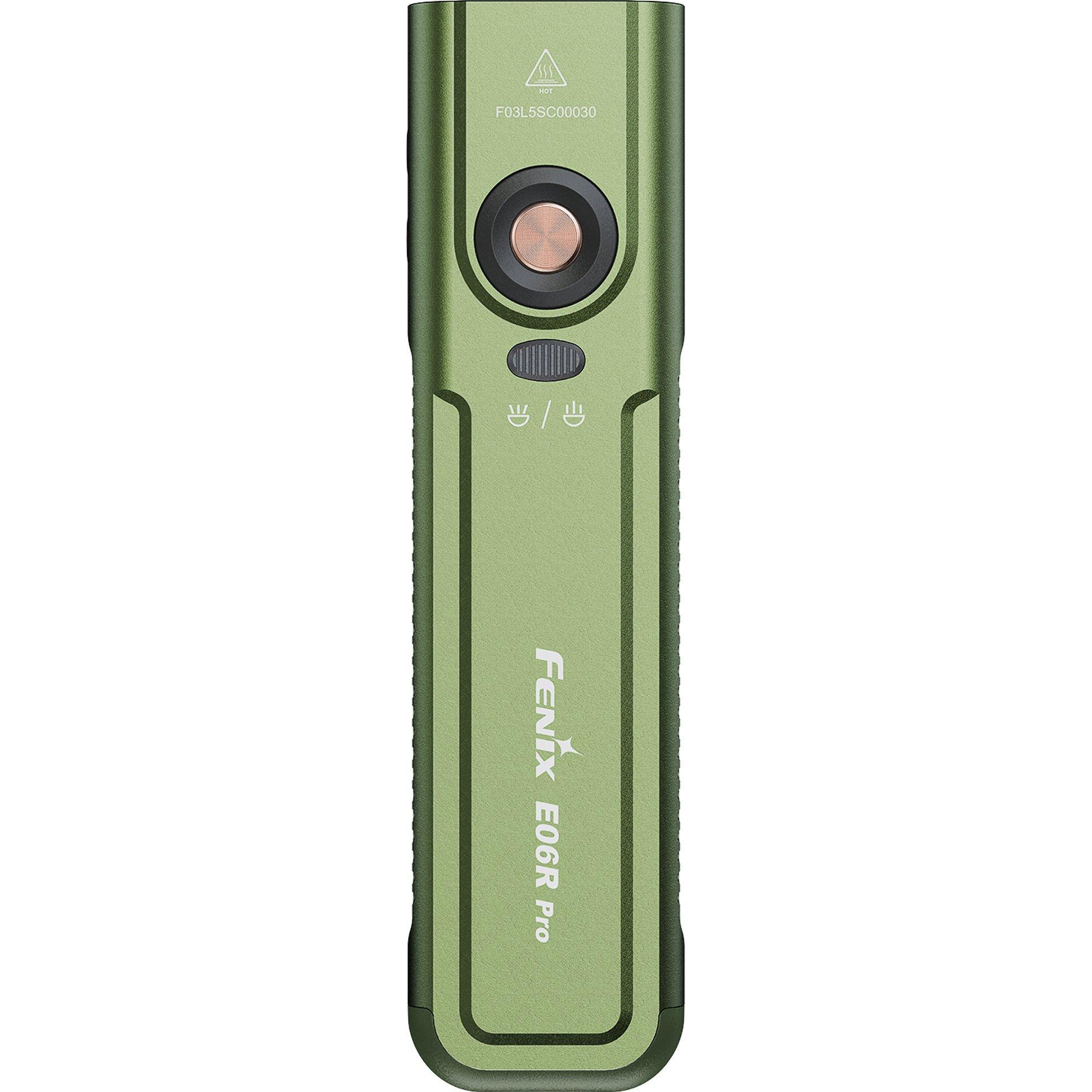 Фонарь-брелок FENIX E06R Pro Olive Green