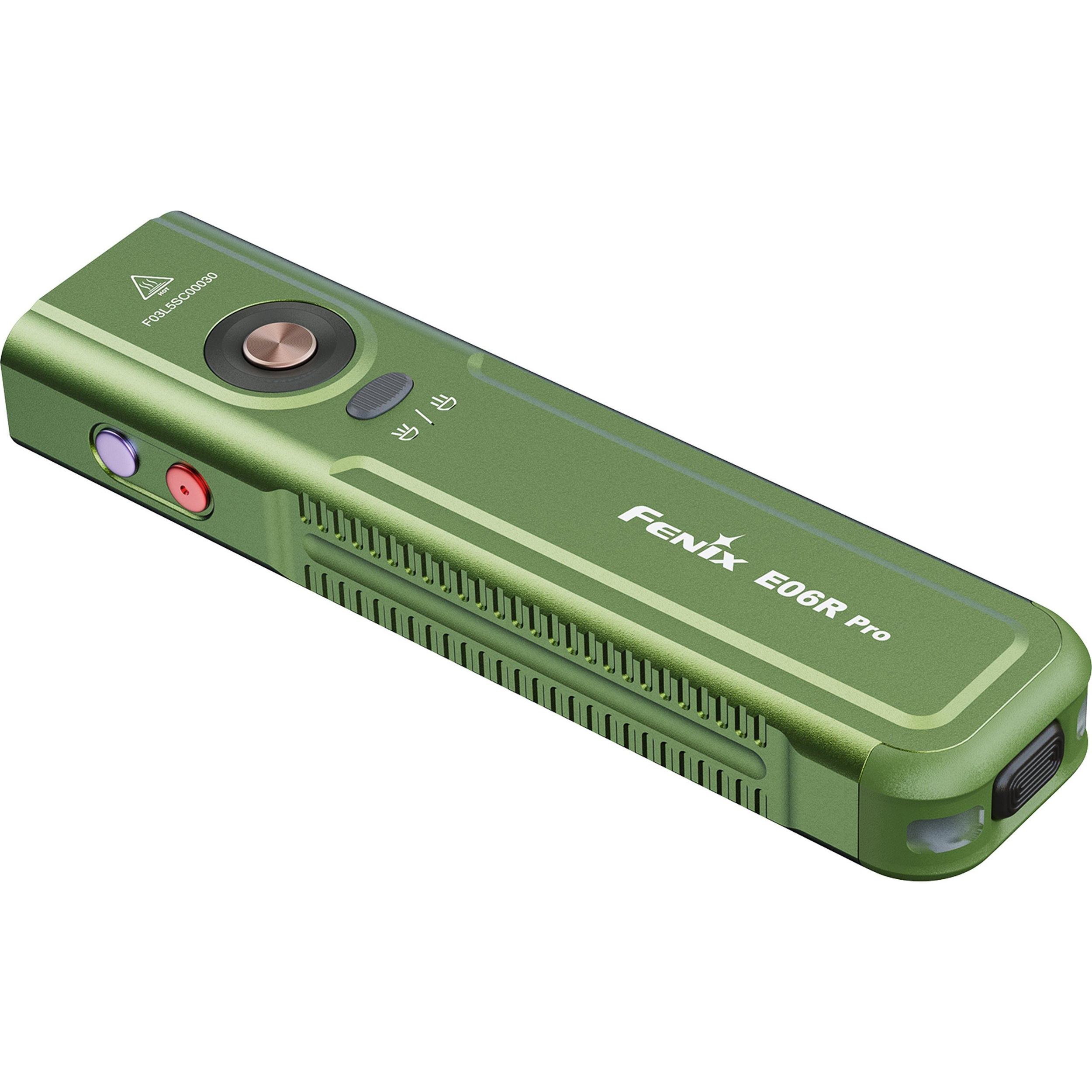 Фонарь-брелок FENIX E06R Pro Olive Green