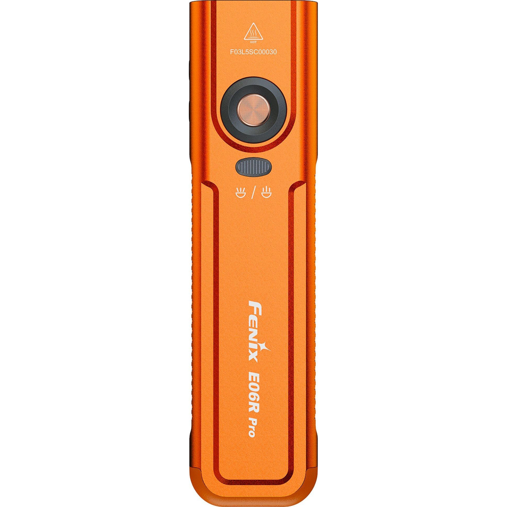 Фонарь-брелок FENIX E06R Pro Orange
