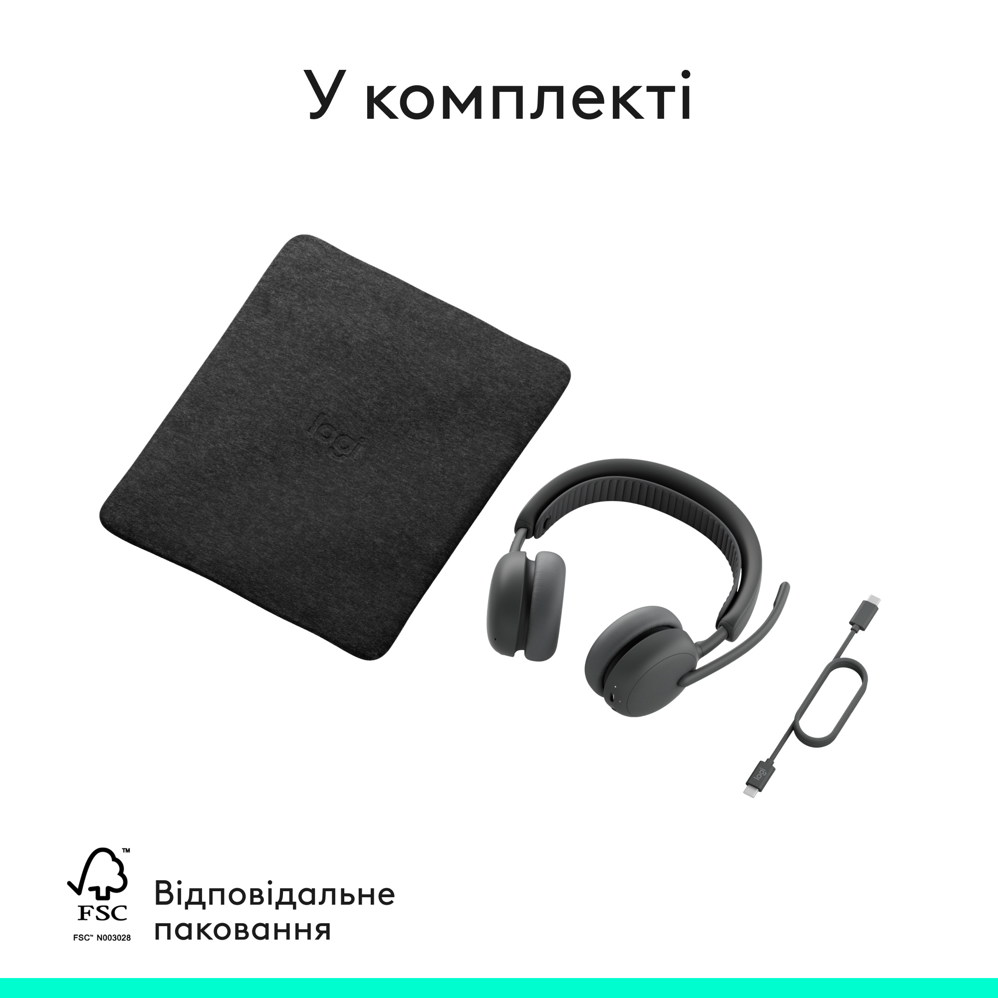 Гарнитура беспроводная LOGITECH Zone Wireless 2 ES Graphite (981-001503)