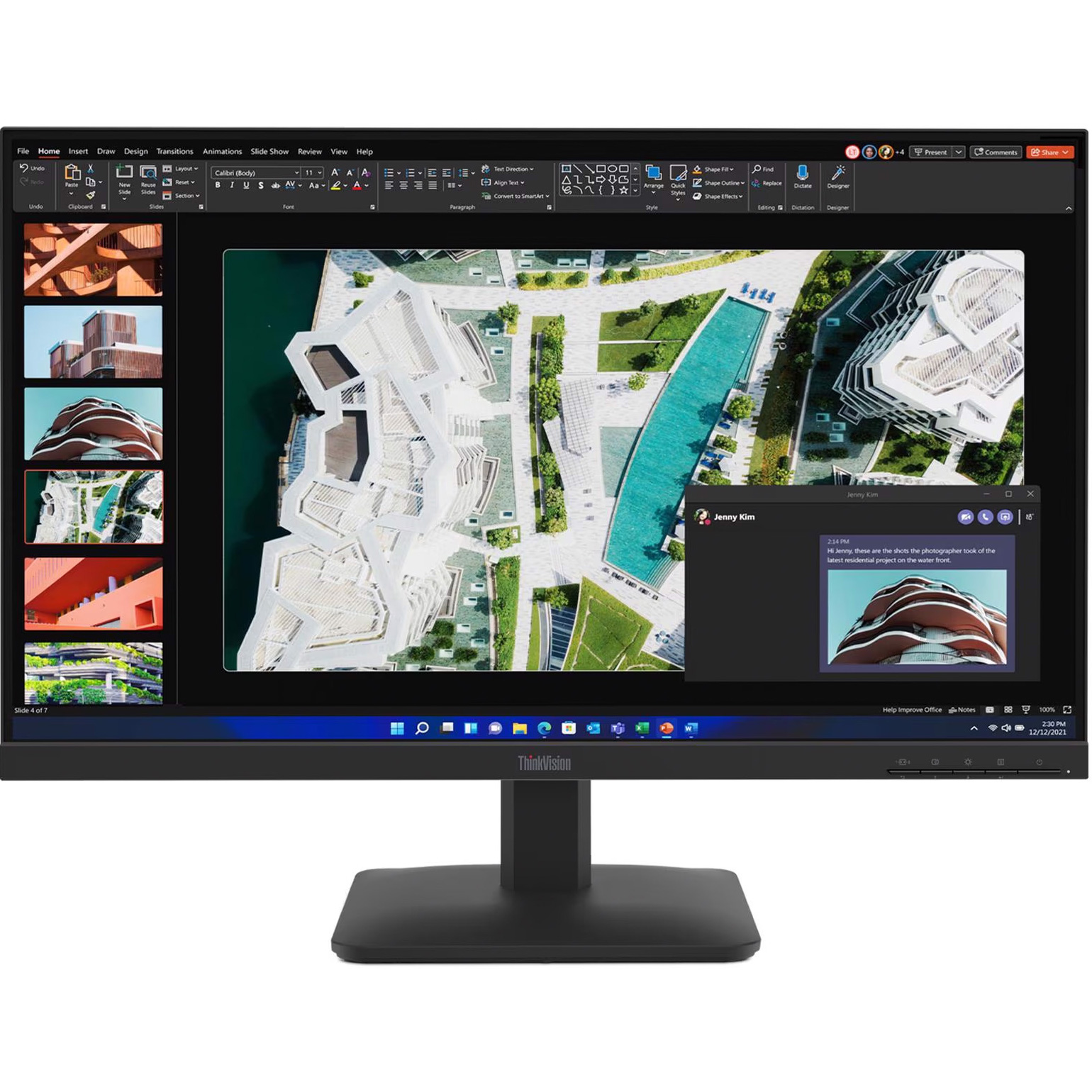 Монитор 27" LENOVO ThinkVision S27-4e Raven Black (64BEKAT1UA)