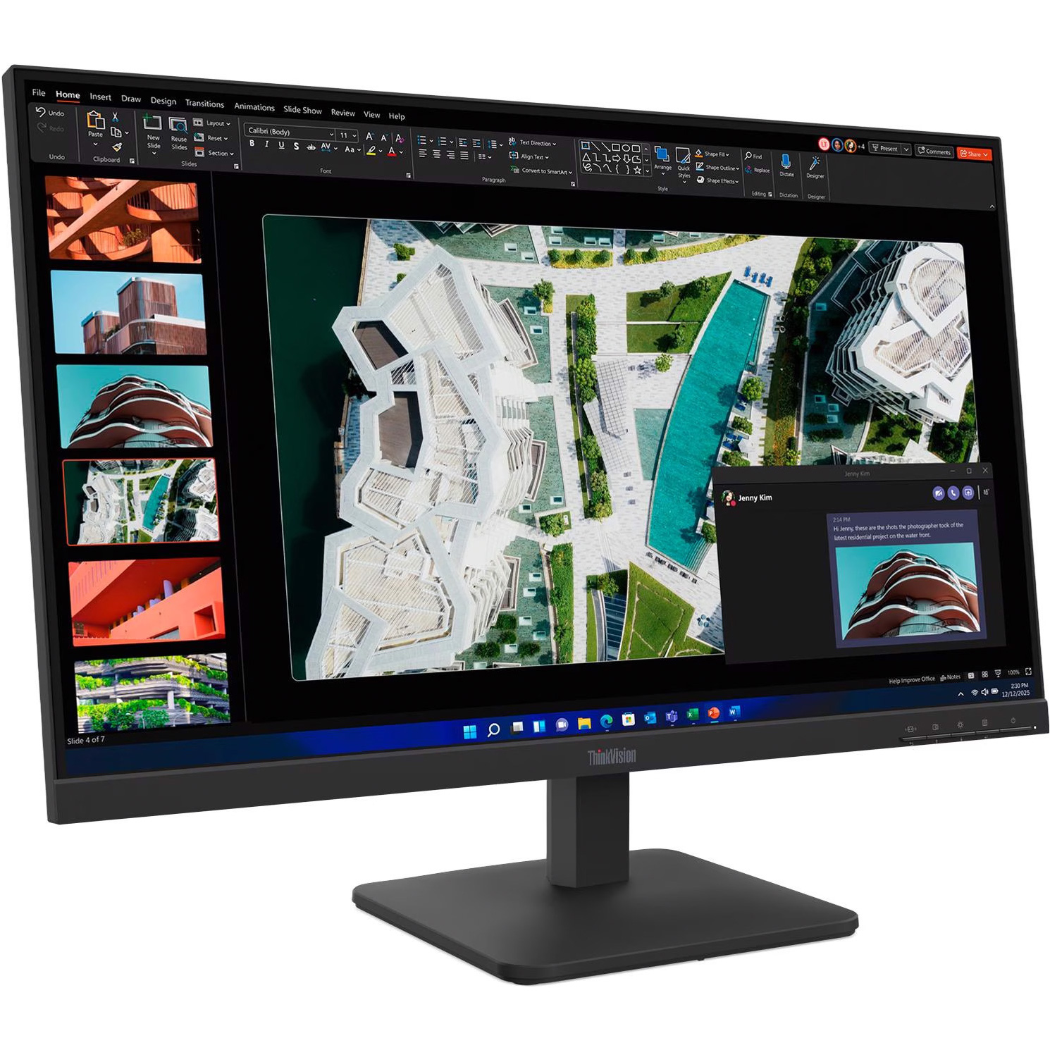 Монитор 27" LENOVO ThinkVision S27-4e Raven Black (64BEKAT1UA)