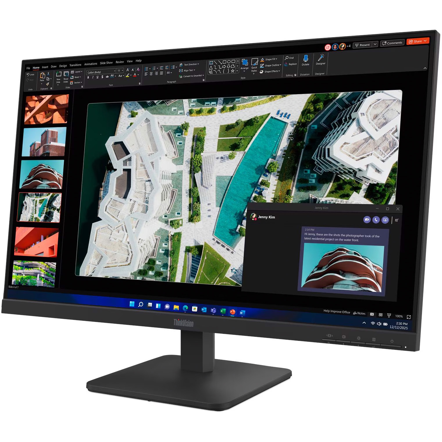 Монитор 27" LENOVO ThinkVision S27-4e Raven Black (64BEKAT1UA)
