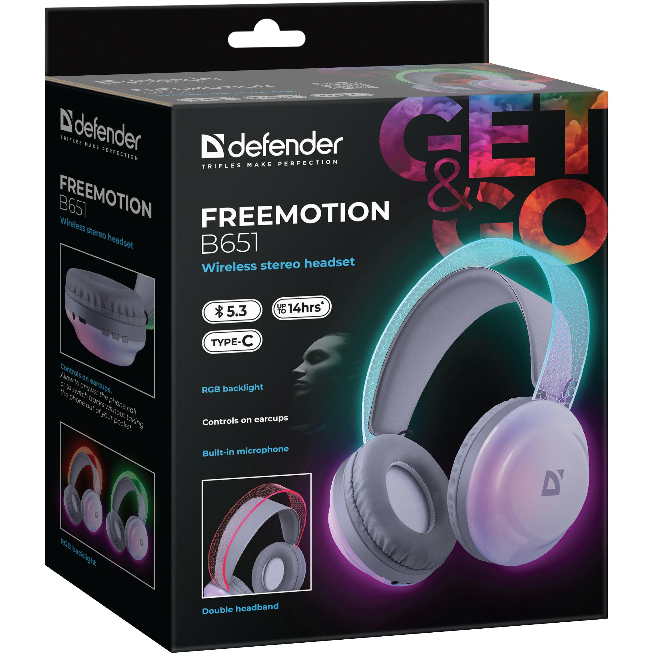 Наушники DEFENDER FreeMotion B651 White (63651)