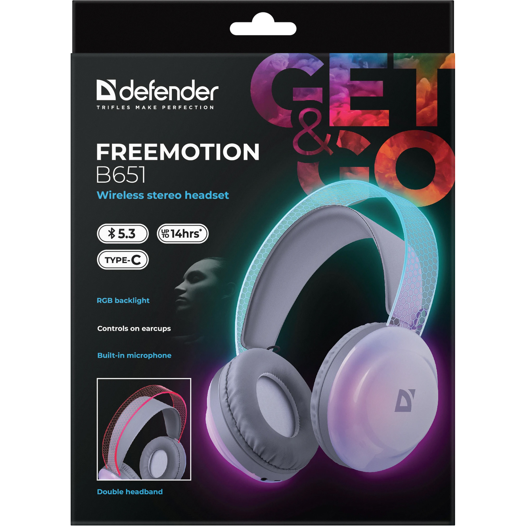 Наушники DEFENDER FreeMotion B651 White (63651)