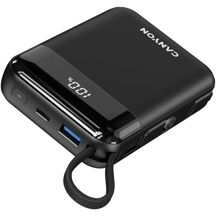 Повербанк CANYON OnPower 104 22.5W 10000mAh Black