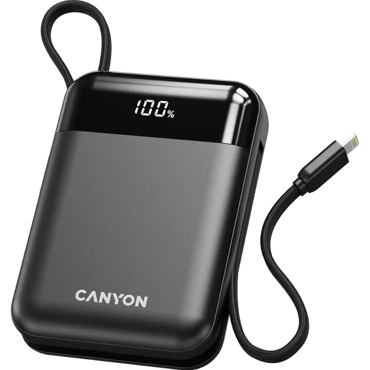 Повербанк CANYON OnPower 104 22.5W 10000mAh Black