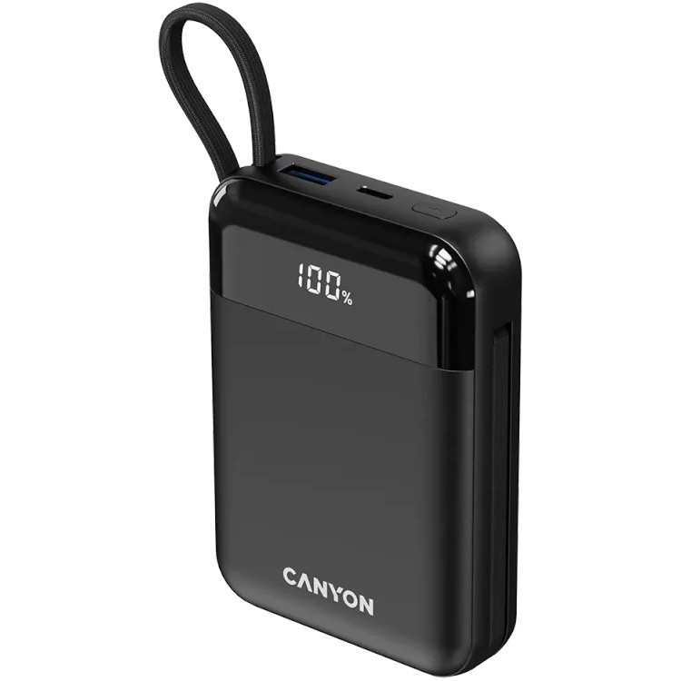 Повербанк CANYON OnPower 104 22.5W 10000mAh Black