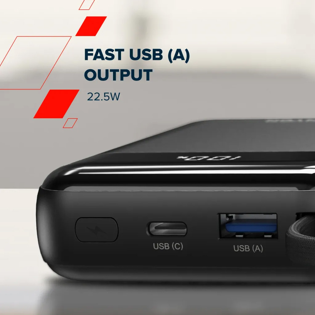 Повербанк CANYON OnPower 104 22.5W 10000mAh Black