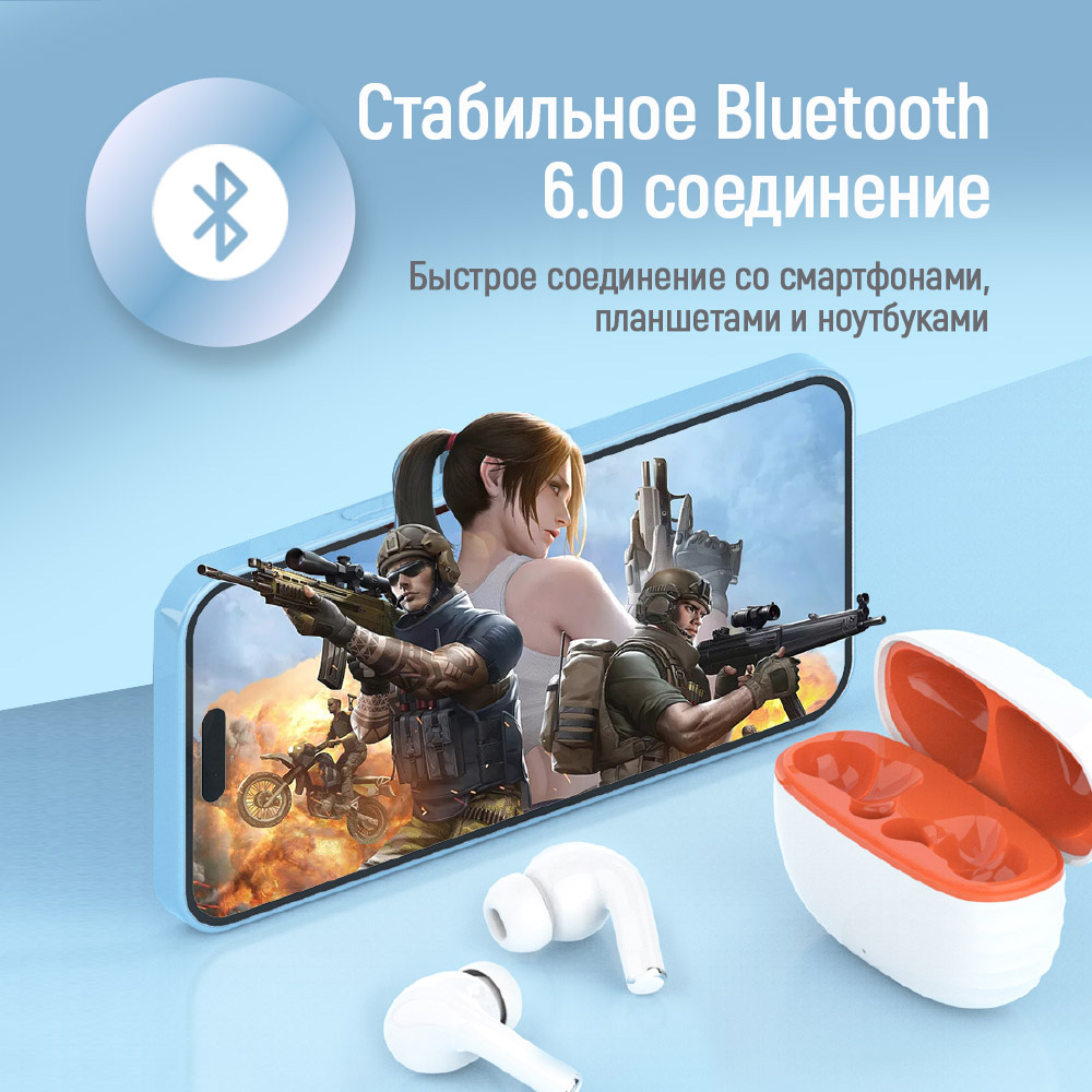 Навушники COLORWAY Slim TWS-5 White