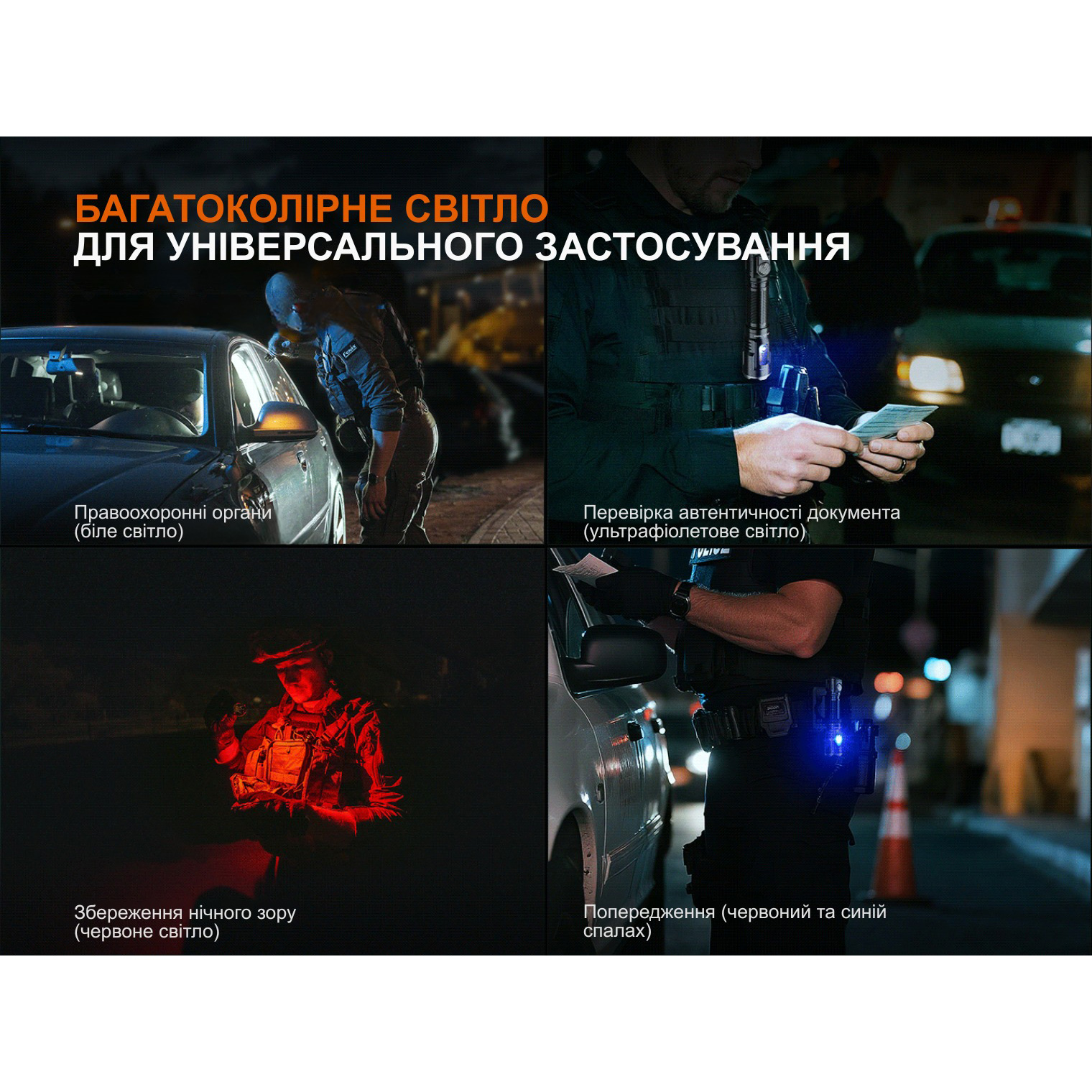 Ліхтар тактичний FENIX TK25R Black
