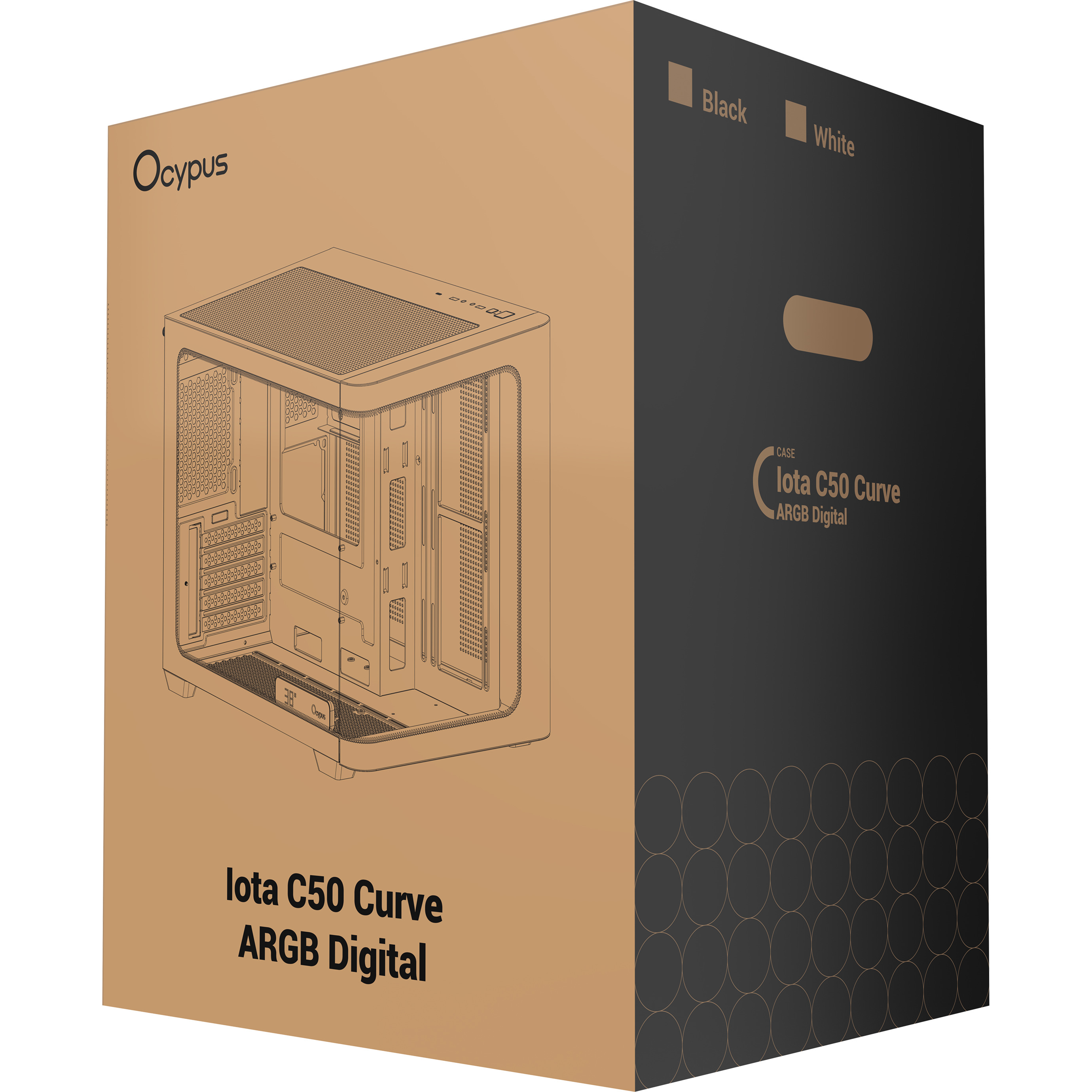 Корпус OCYPUS Iota C50 Curve ARGB White