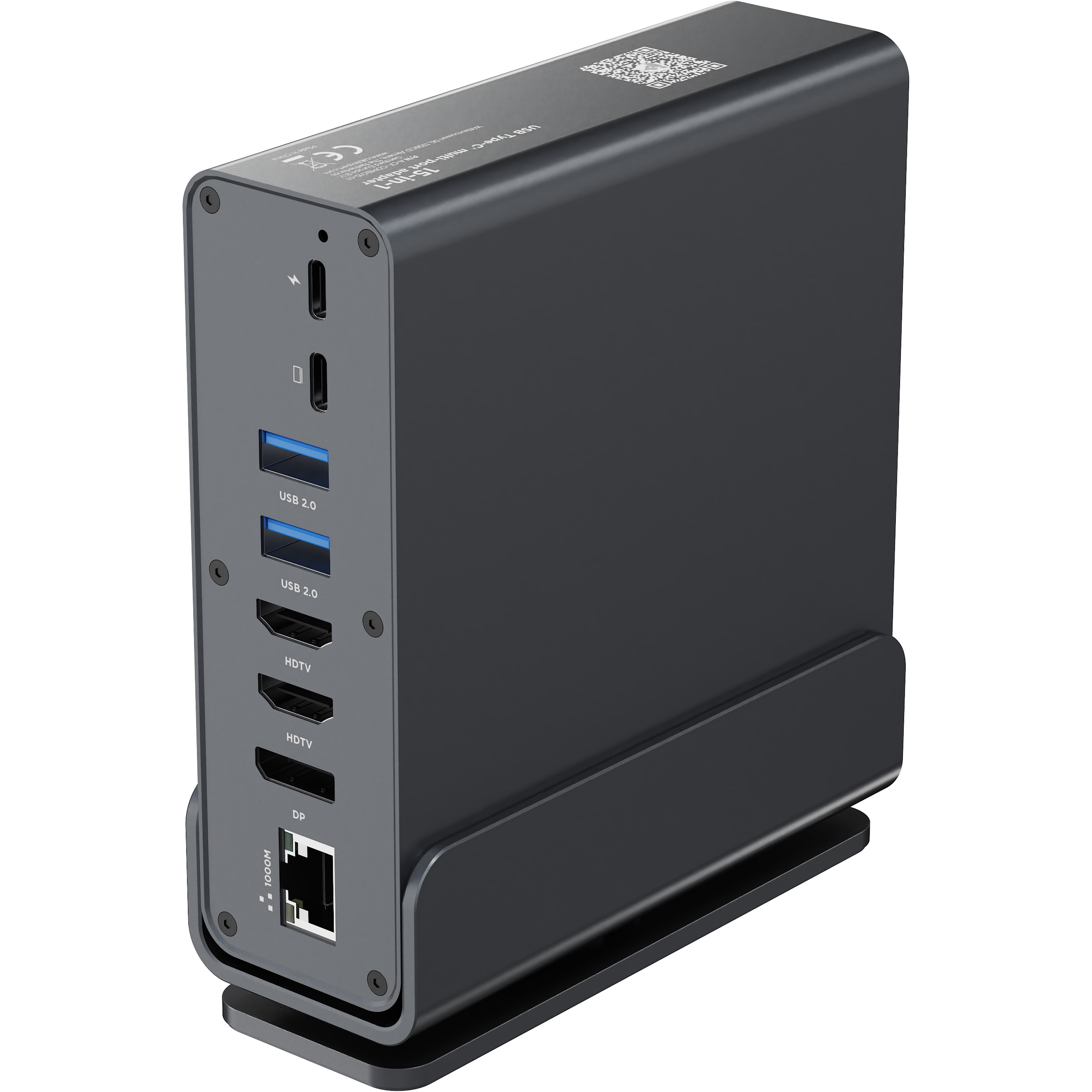 Док-станція CABLEXPERT 15-in-1 USB-C Multi-Port Adapter (A-CF-COMBO15-01)