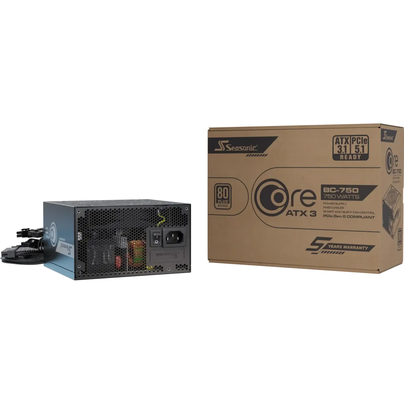 Блок живлення 750W SEASONIC Core BC-750 ATX3.1