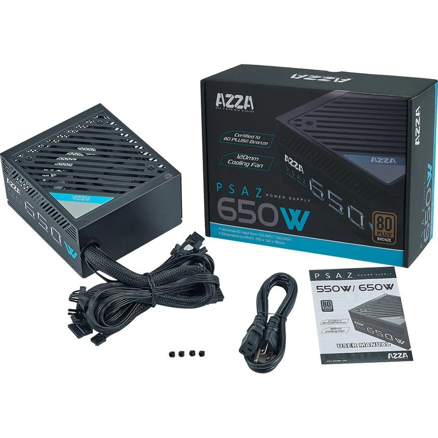 Блок живлення 650W AZZA PSAZ-650B