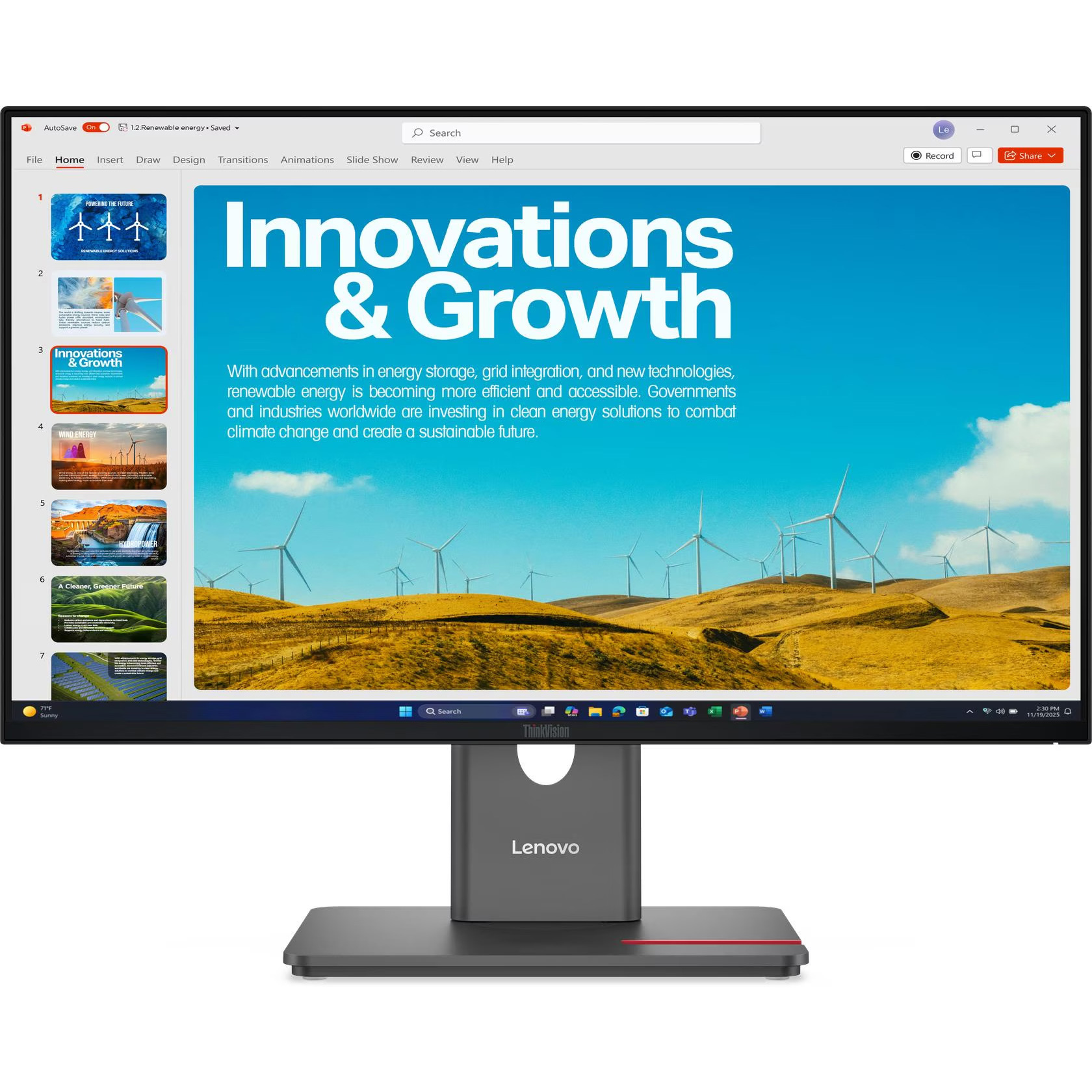 Монитор 23.8" LENOVO ThinkVision P24QD-40 Eclipse Black (64B1GAT1UA)