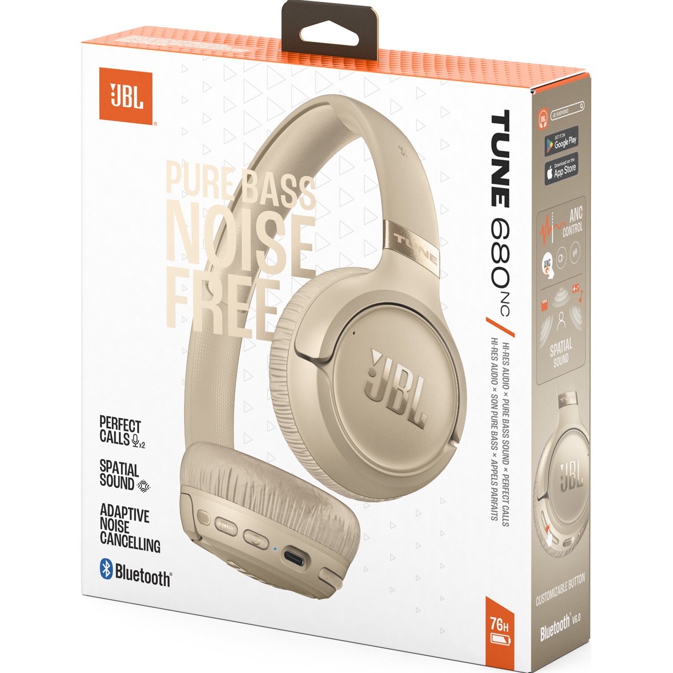 Наушники JBL Tune 680NC Beige