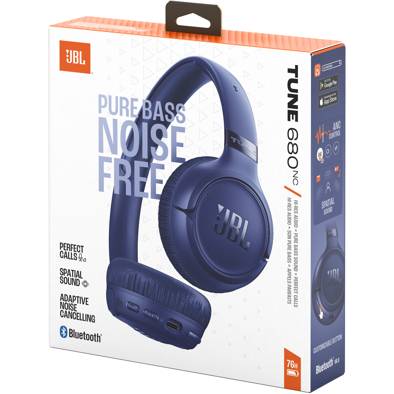 Наушники JBL Tune 680NC Blue