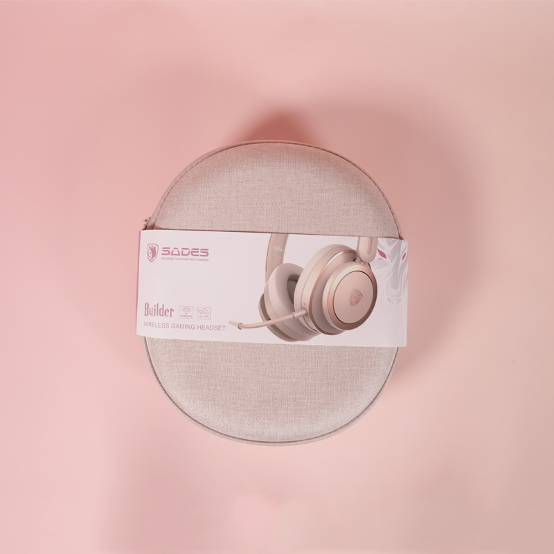 Навушники SADES SA-208 Builder Golden/Pink