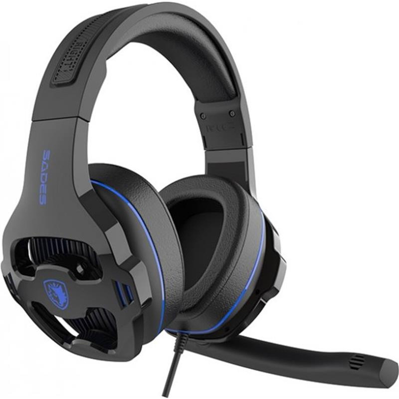 Навушники SADES SA-726 Ppower Black/Blue