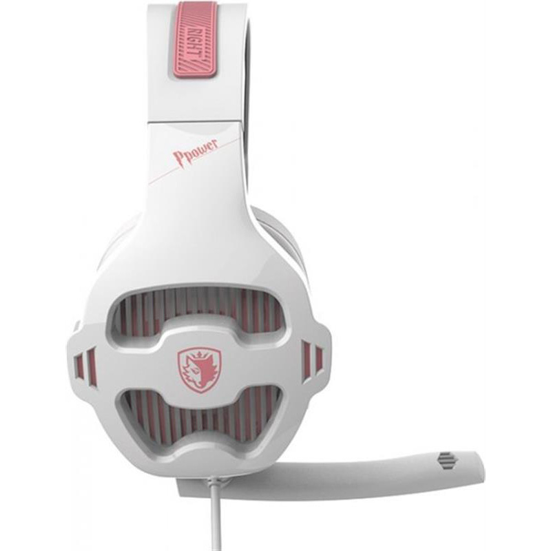 Навушники SADES SA-726 Ppower White/Pink