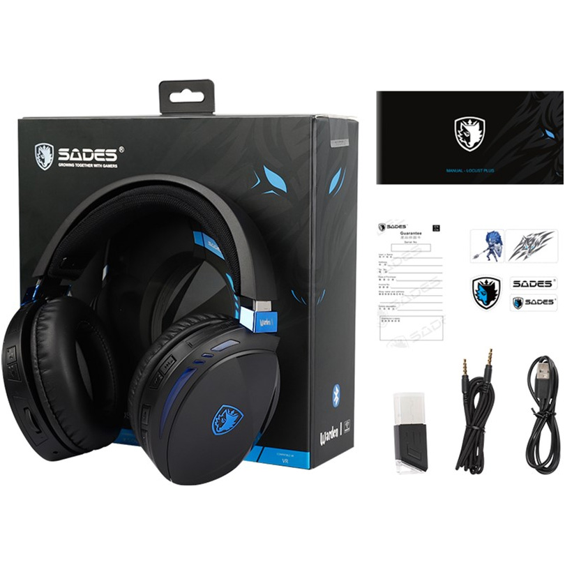 Наушники геймерские SADES SA-201 Warden I Black/Blue