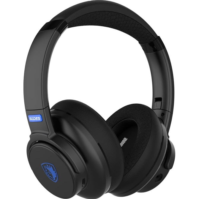Навушники геймерскі SADES SA-202 Runner Black/Blue