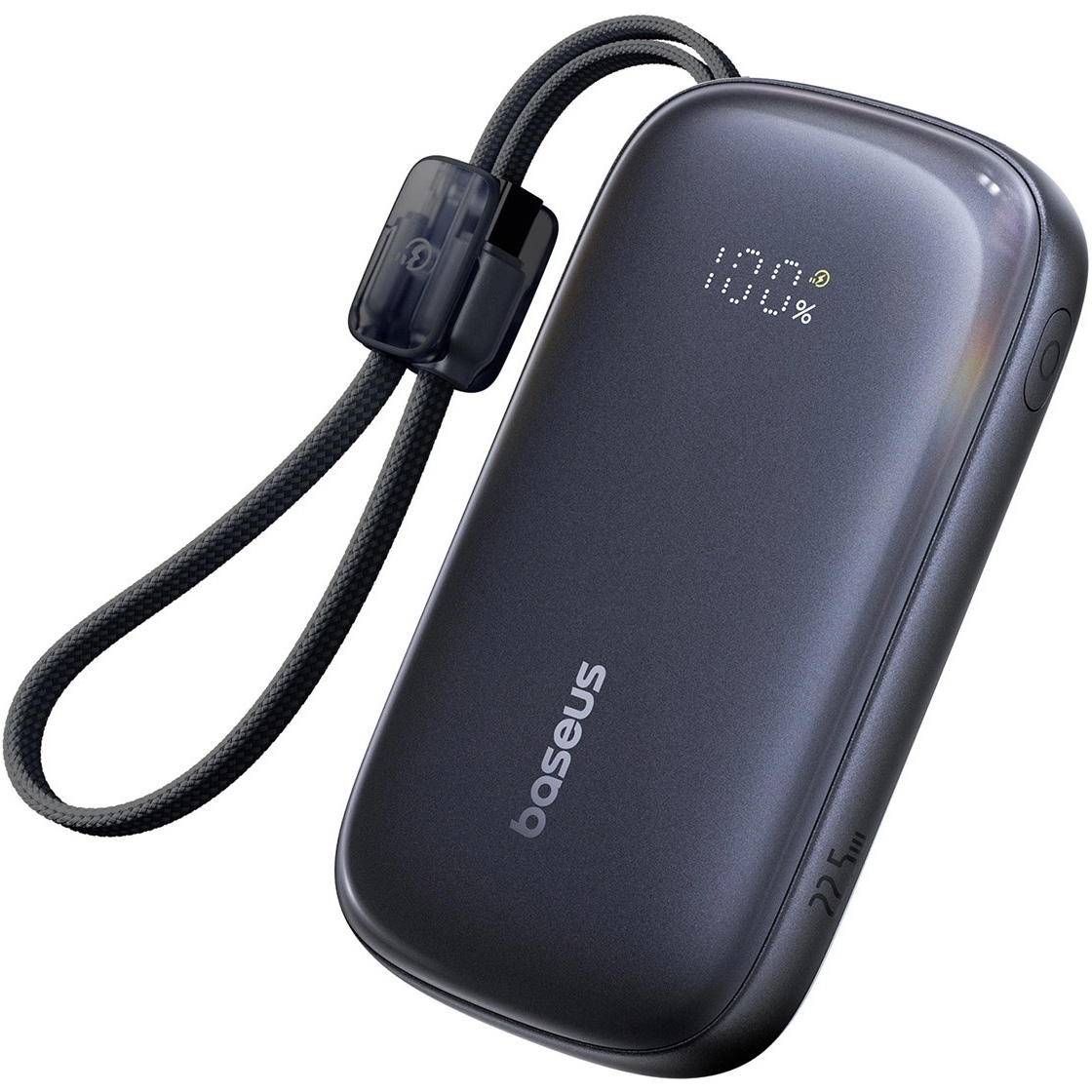 Повербанк BASEUS EnerFill FC21 Qpow 3 Ultra with Detachable Cable 22.5W 20000mAh Cosmic Black (E0027M00)