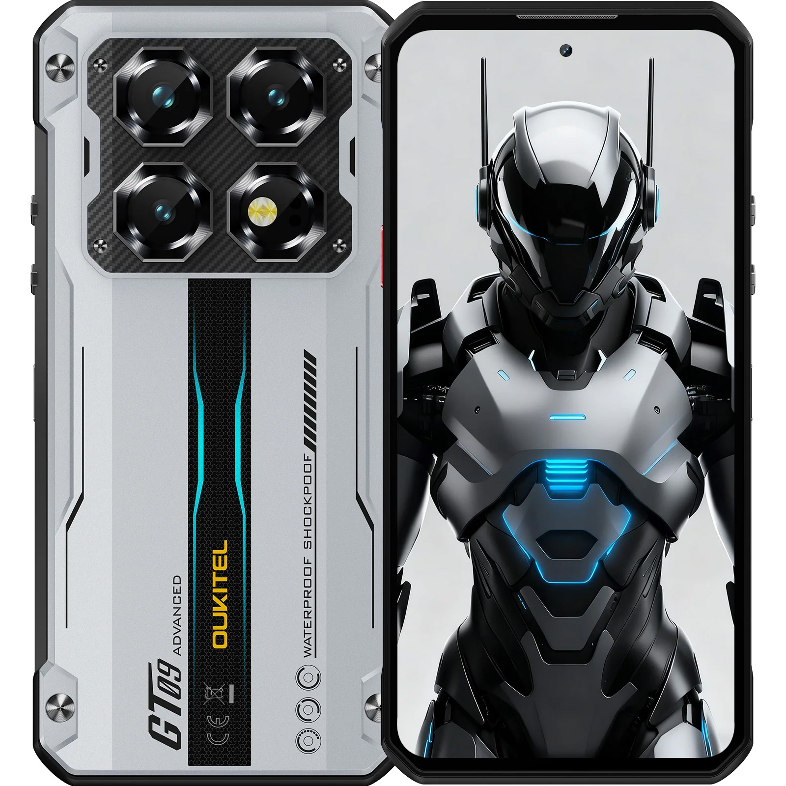 Смартфон OUKITEL WP60 12/512GB Silver (6941749843555)
