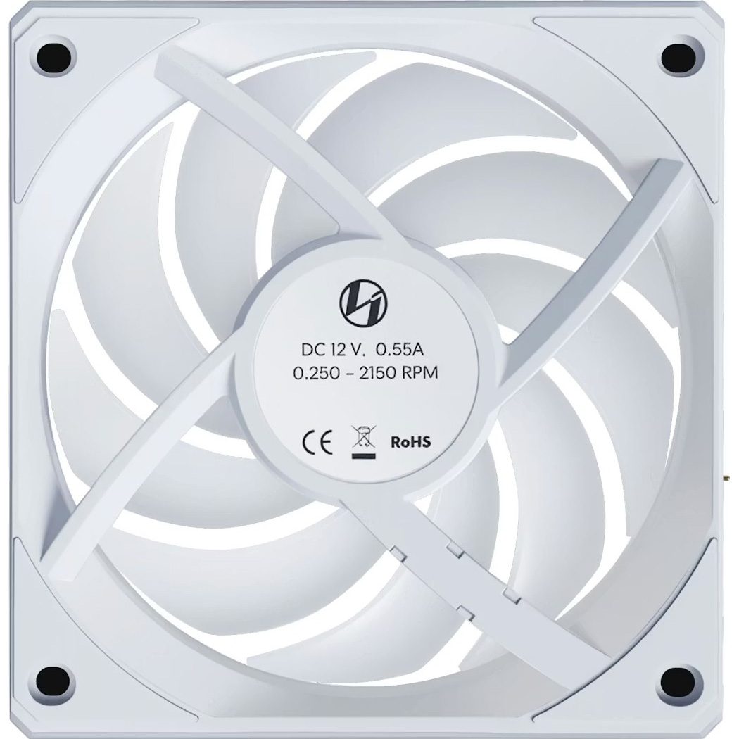 Вентилятор LIAN LI Uni Fan CL Wireless 120 Reverse Blade White (G99.12RCL1W1W.00)