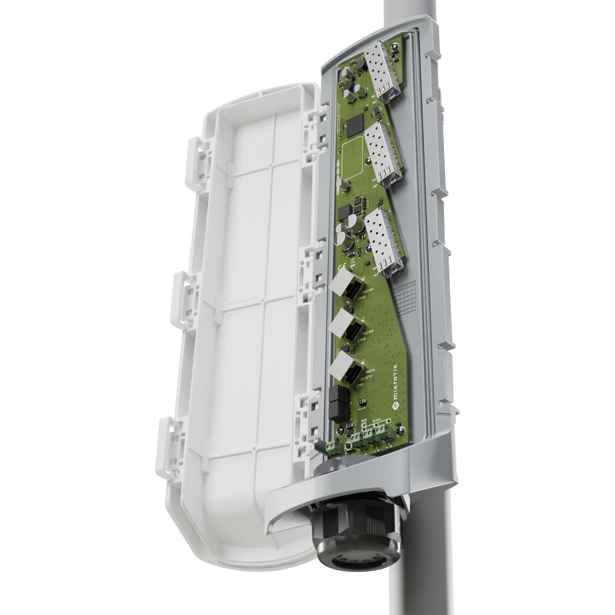 Комутатор MIKROTIK GPERx6 (CSS606-1G-2GI-3S+OUT)