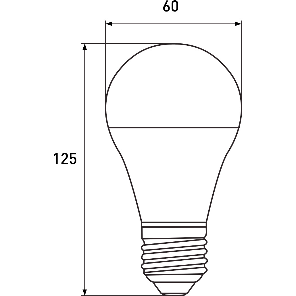 Лампа акумуляторна LED EUROLAMP A60 E27 7W 4000K 220V (LED-A60-07274(EM)AV)