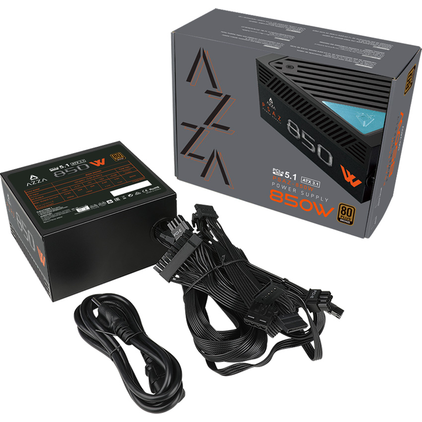 Блок живлення 850W AZZA PSAZ-850W ATX 3.1