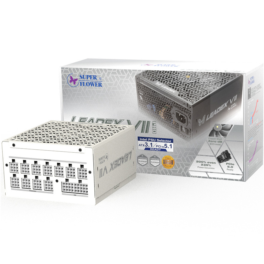 Блок живлення 850W SUPER FLOWER Leadex VII XP Pro 850 White (SF-850F14XP WHITE)