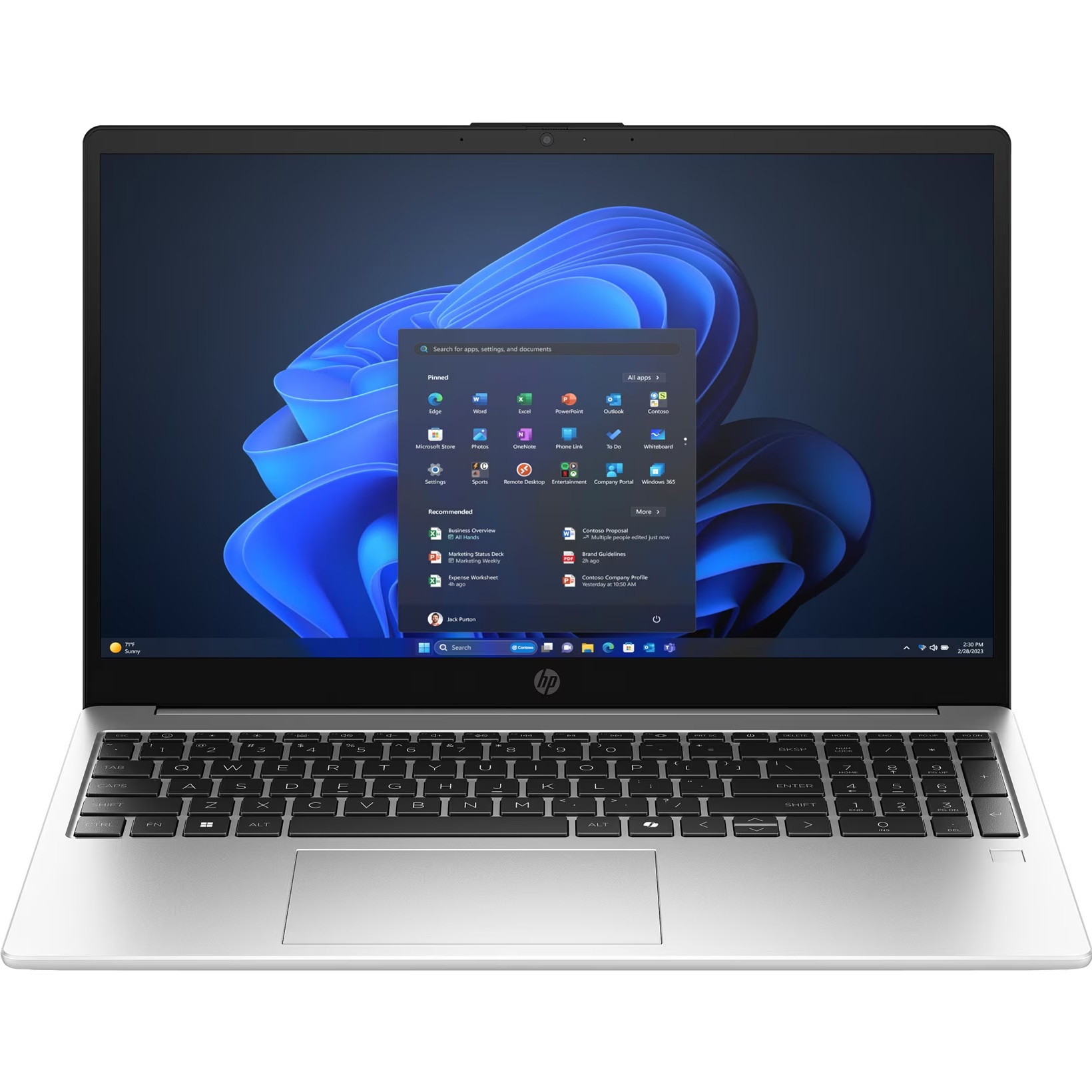 Ноутбук HP 255R G10 Turbo Silver (B9YP5ET)