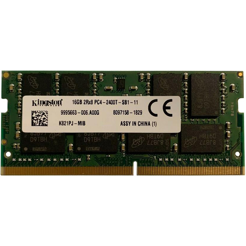 Модуль пам'яті KINGSTON SO-DIMM DDR4 2400MHz 16GB (K821PJ-MIB)