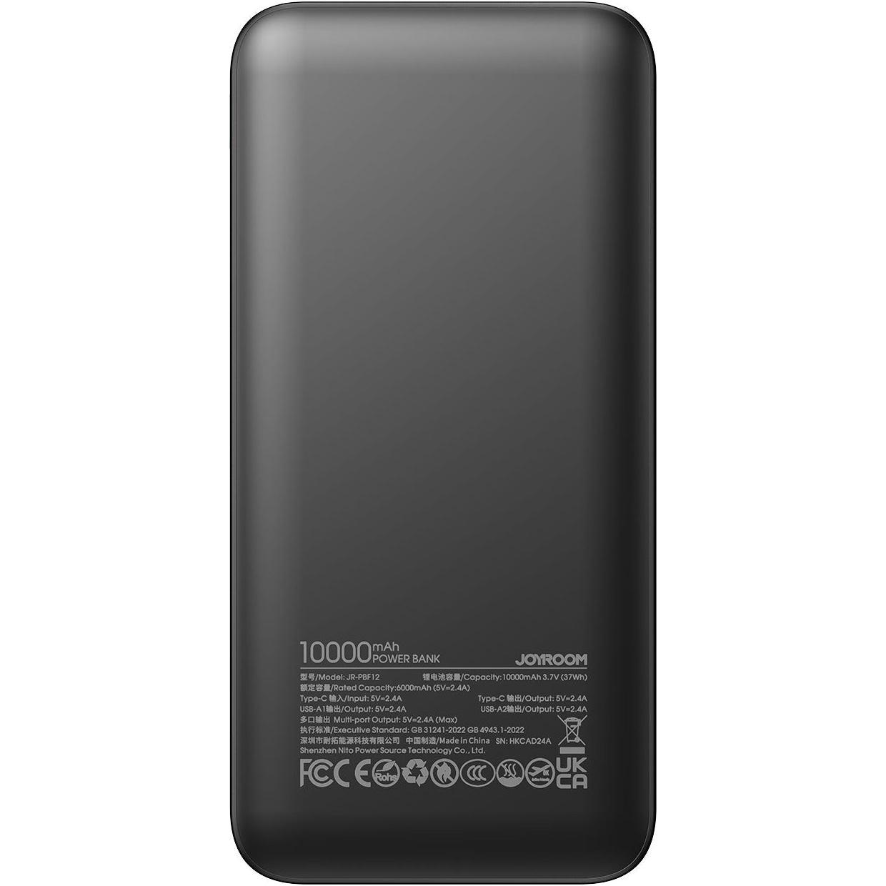 Повербанк JOYROOM JR-PBF12 22.5W 10000mAh Black