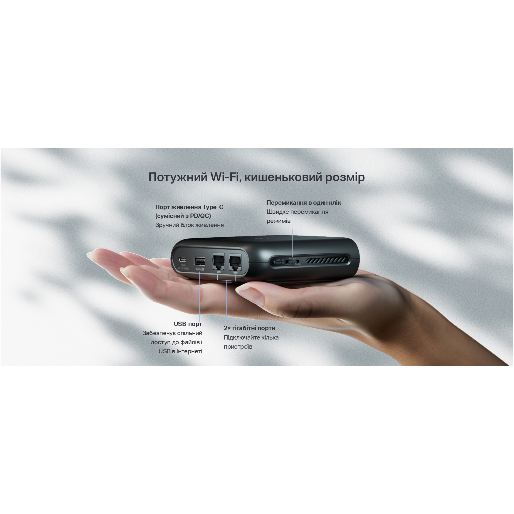 Портативный Wi-Fi роутер TP-LINK TL-WR1502X