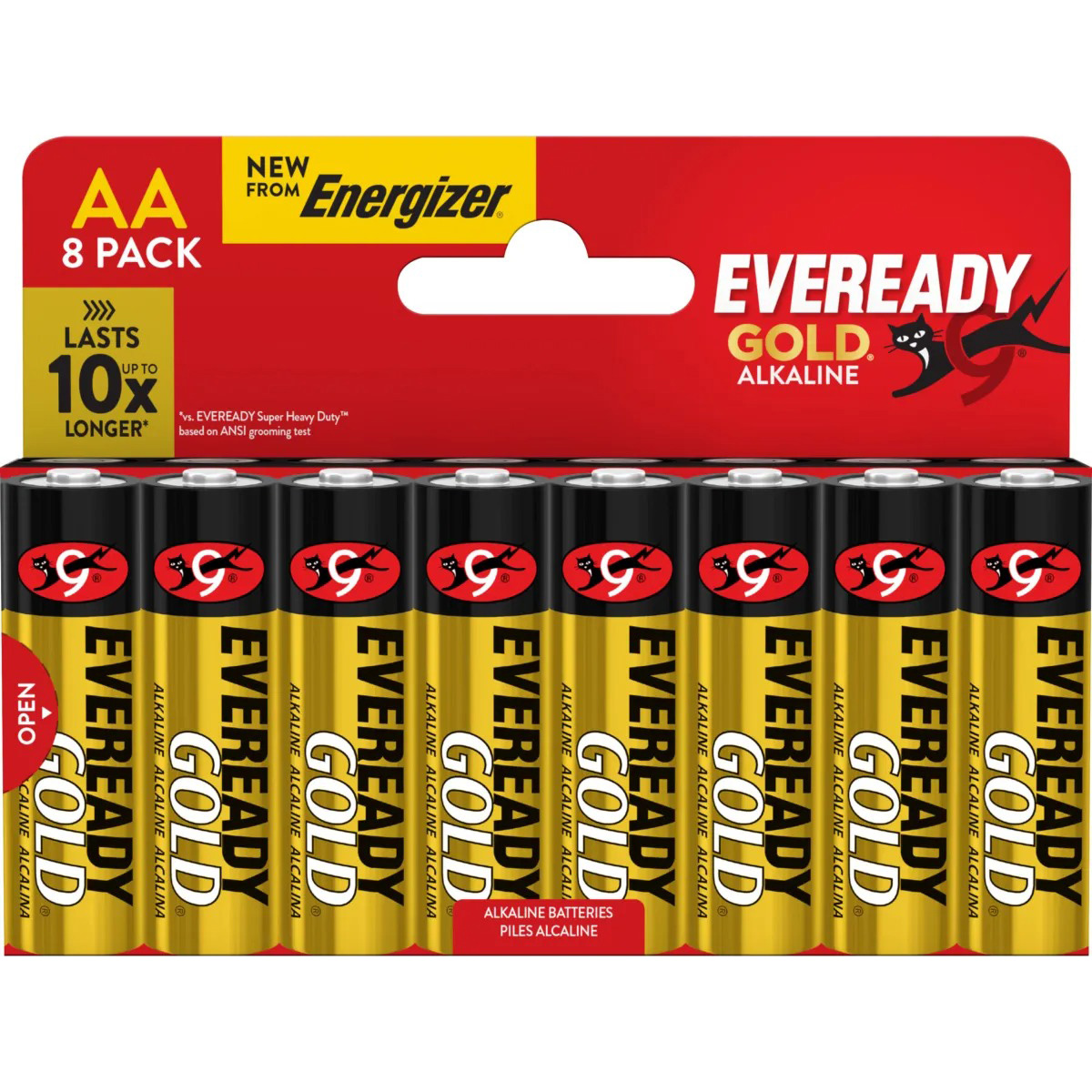 Батарейка ENERGIZER Eveready Gold AA 8шт/уп (7168305)