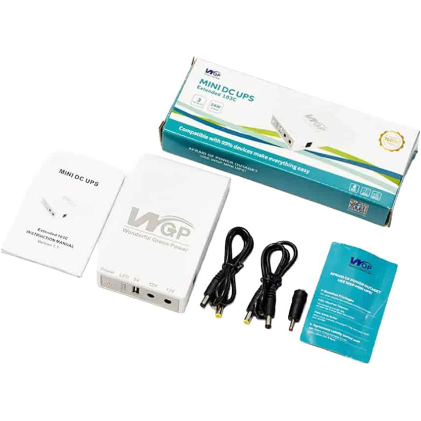 ДБЖ для роутера WGP Mini DC UPS 103C 24W 16000mAh