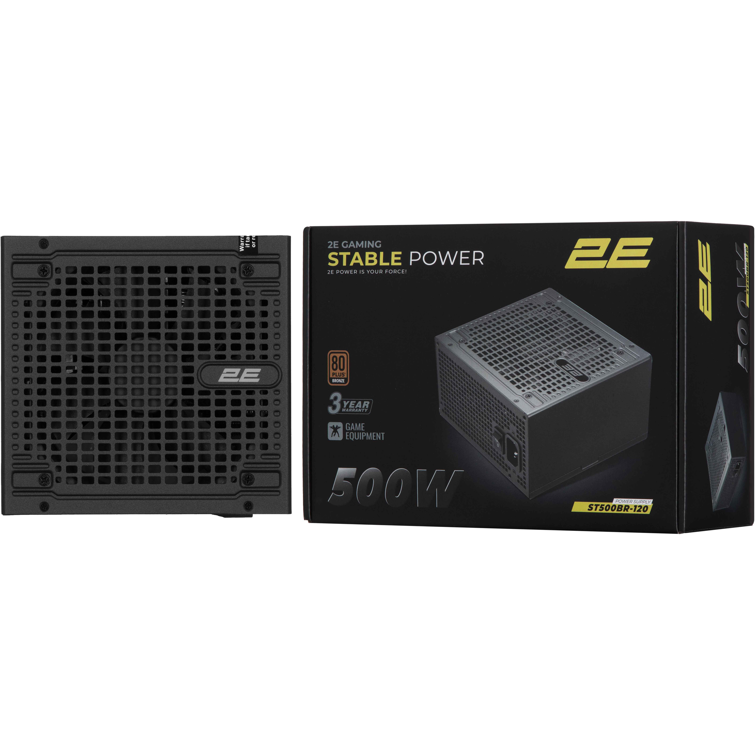 Блок живлення 500W 2E GAMING Stable Power ST500BR (2E-ST500BR-120)