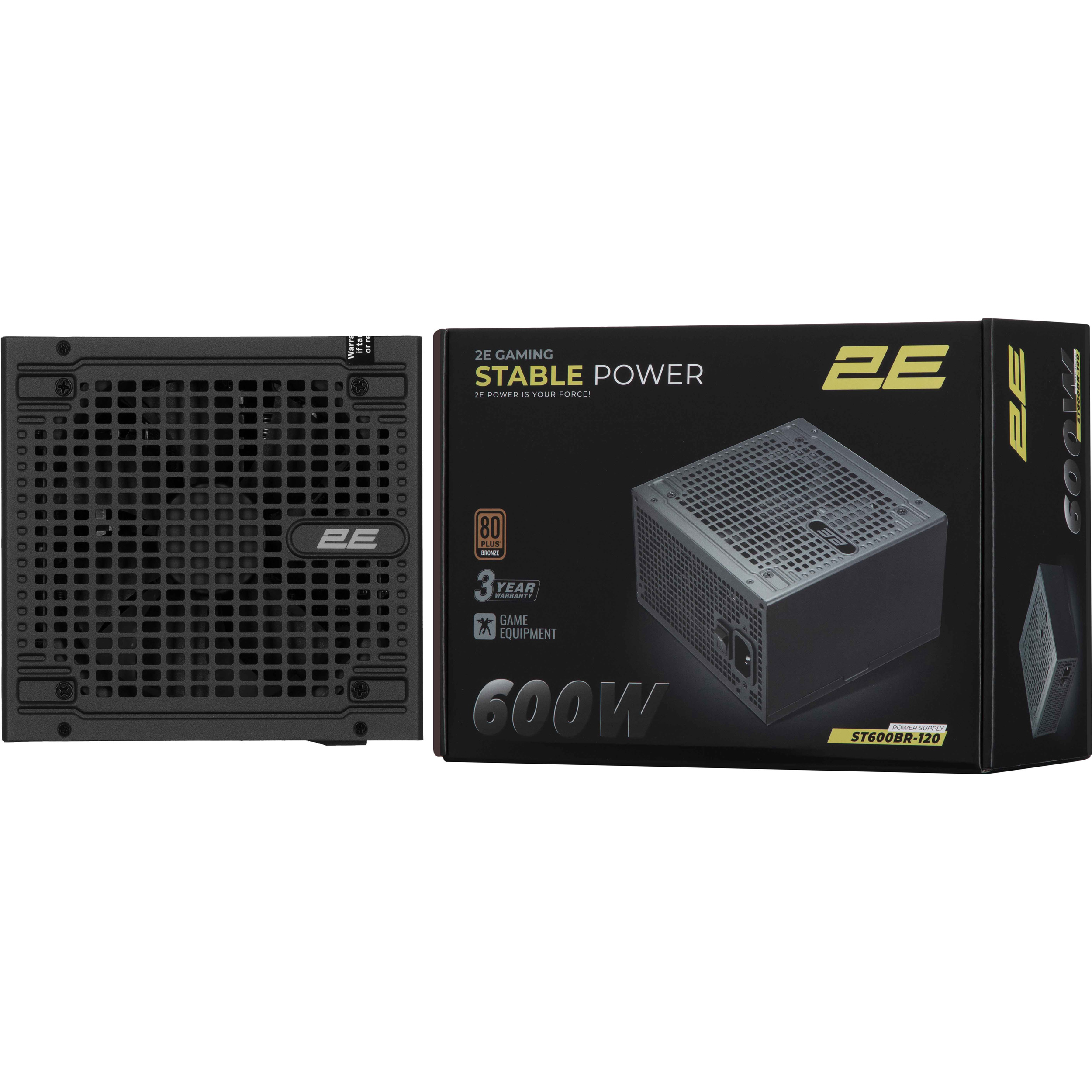 Блок живлення 600W 2E GAMING Stable Power ST600BR (2E-ST600BR-120)