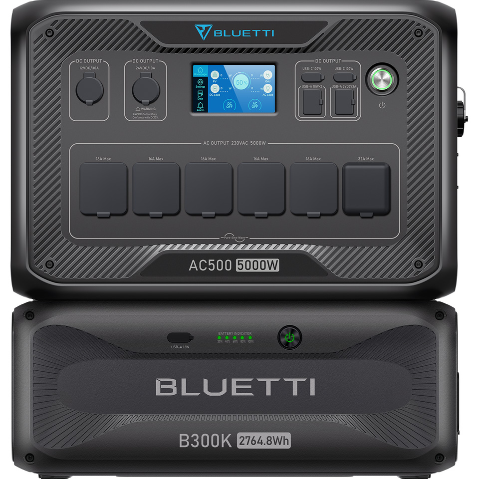 Зарядная станция BLUETTI AC500 + B300K Power Kit