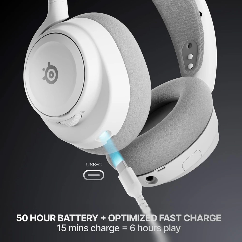 Навушники геймерскі STEELSERIES Arctis Nova 7 Wireless Gen 2 White (61731)