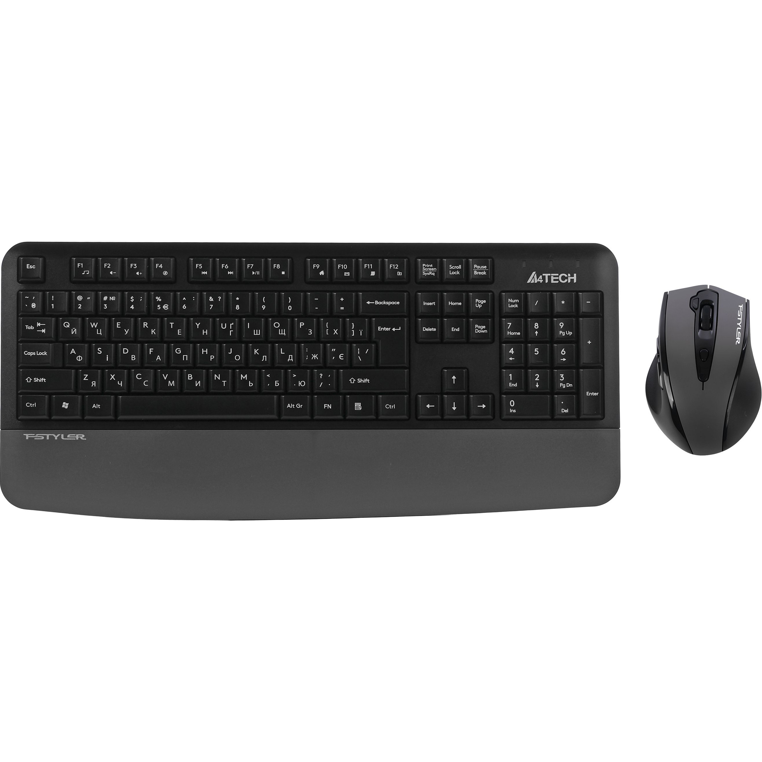 Комплект бездротовий A4TECH Fstyler FG2500S Plus Gray