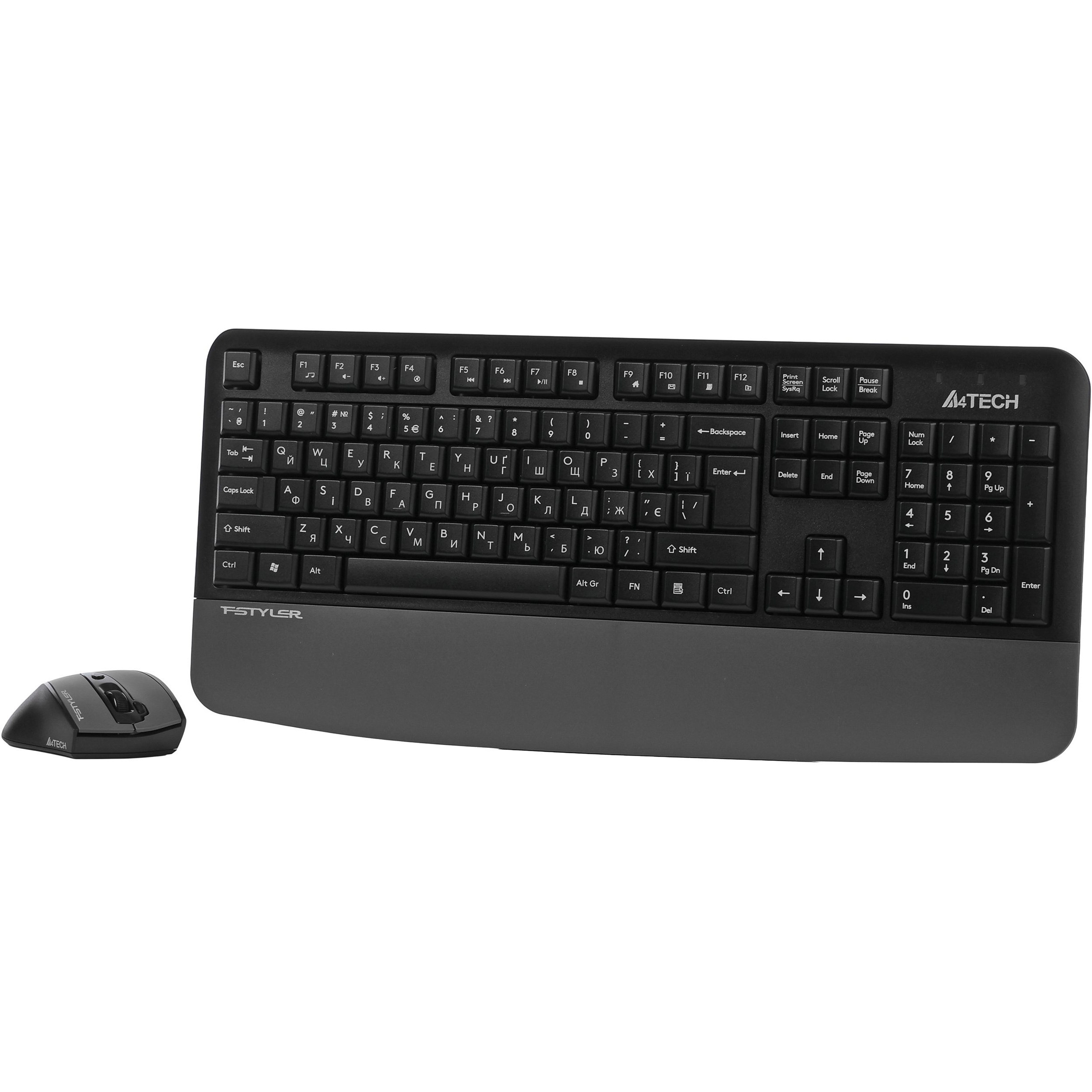 Комплект бездротовий A4TECH Fstyler FG2500S Plus Gray